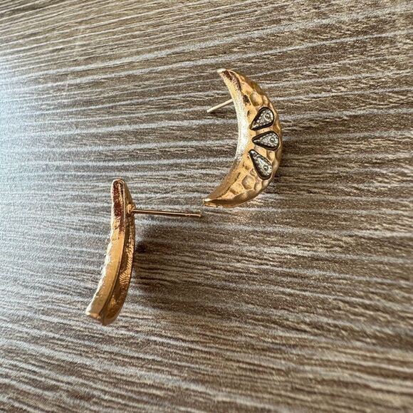 Bohemian moon earrings N615 - Picture 3 of 5